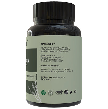 Renewwell KSM 66 Ashwagandha Capsules (60 Each)
