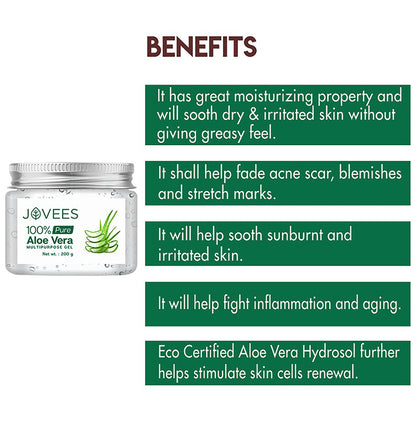 Jovees 100% Pure Alovera Gel