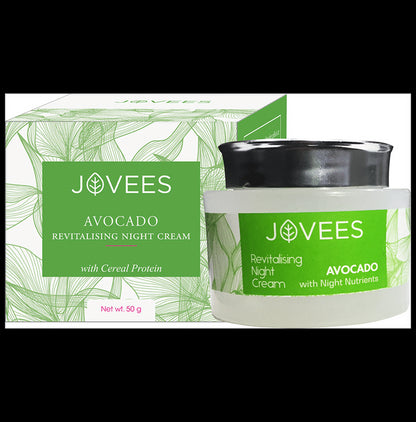 Jovees Avocado Revitalising Night Cream - Classic Derma