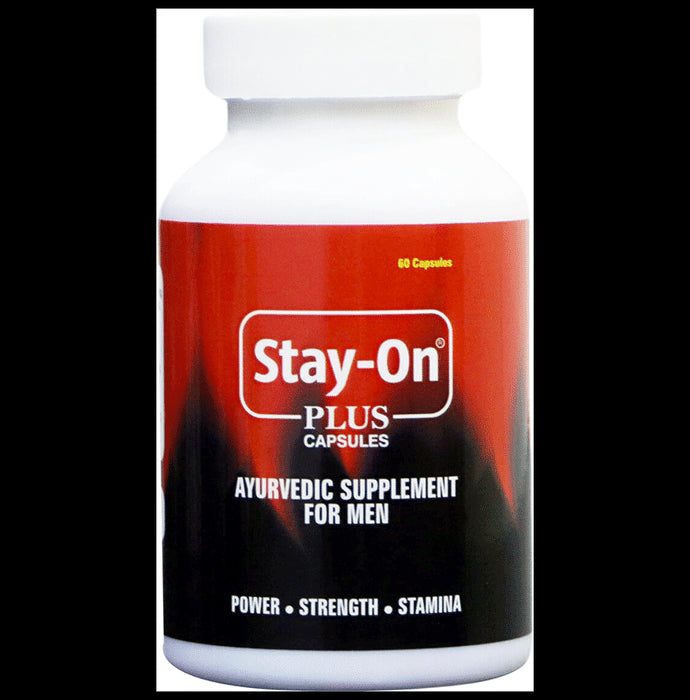 Stay-On Plus Capsule Ayurvedic Supplement for Men - Classic Derma