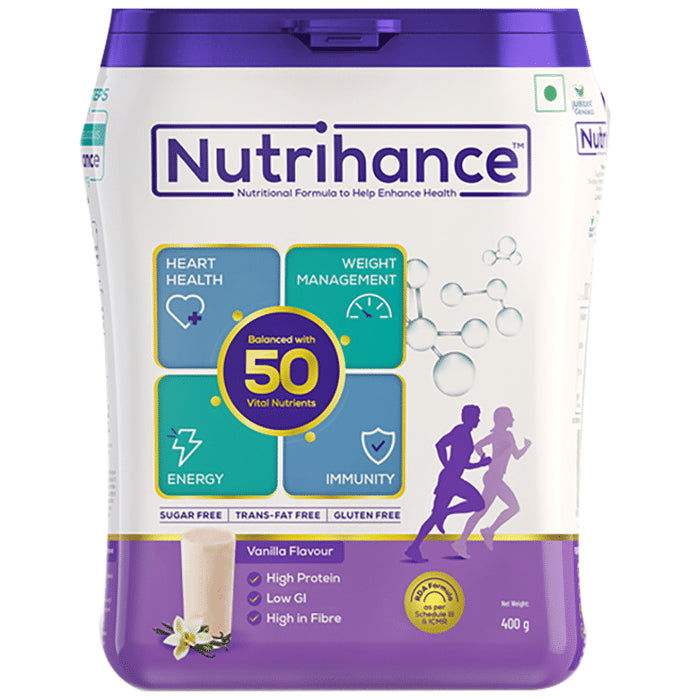 Jubilant Nutrihance for Weight Management, Energy & Heart Health | Flavour Vanilla - Classic Derma