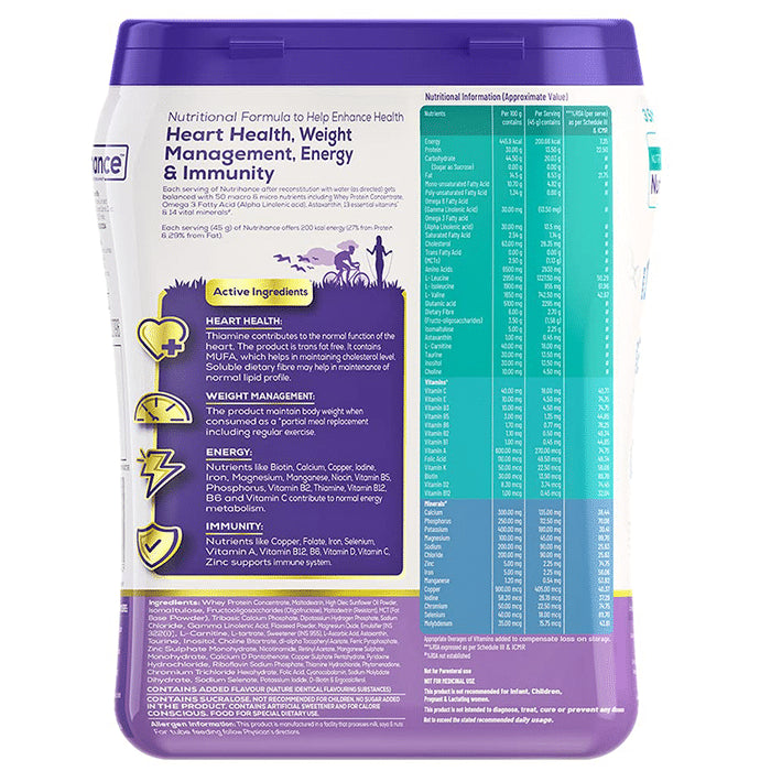 Jubilant Nutrihance for Weight Management, Energy & Heart Health | Flavour Vanilla