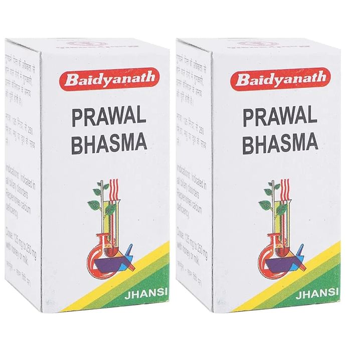 Baidyanath (Jhansi) Prawal Bhasma (10gm Each) - Classic Derma