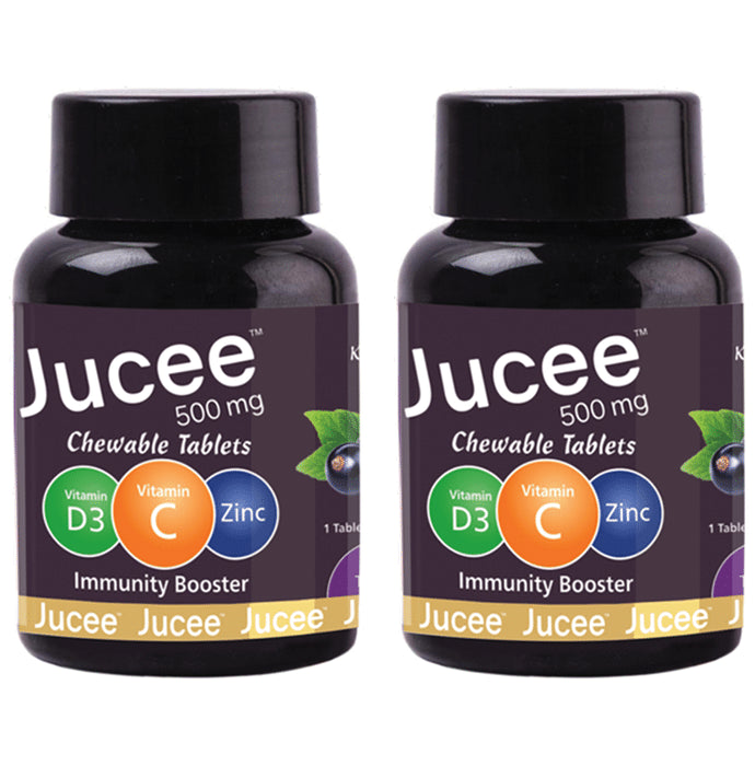 Jucee 500mg Chewable Tablet (60 Each) Delicious Kala Khatta - Classic Derma