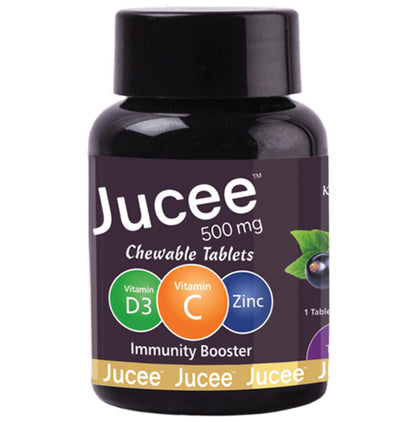Jucee 500mg Chewable Tablet (60 Each) Delicious Kala Khatta