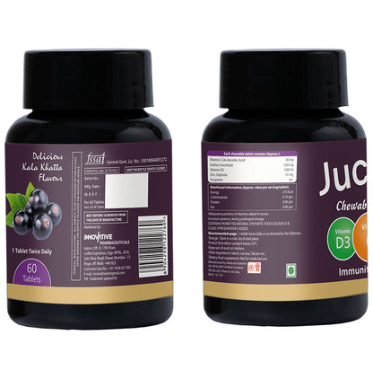 Jucee 500mg Chewable Tablet (60 Each) Delicious Kala Khatta