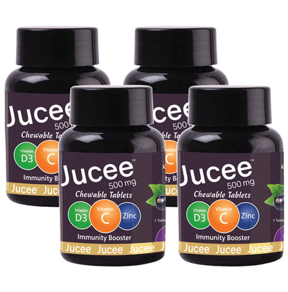 Jucee 500mg Chewable Tablet (60 Each) Delicious Kala Khatta - Classic Derma