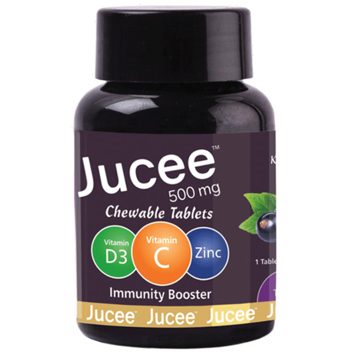Jucee 500mg Chewable Tablet (60 Each) Delicious Kala Khatta