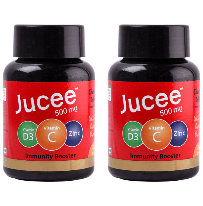 Jucee 500mg Chewable Tablet (60 Each) Delicious Orange - Classic Derma