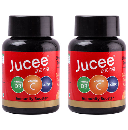 Jucee 500mg Chewable Tablet (60 Each) Delicious Orange - Classic Derma
