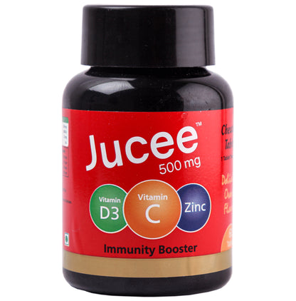 Jucee 500mg Chewable Tablet (60 Each) Delicious Orange