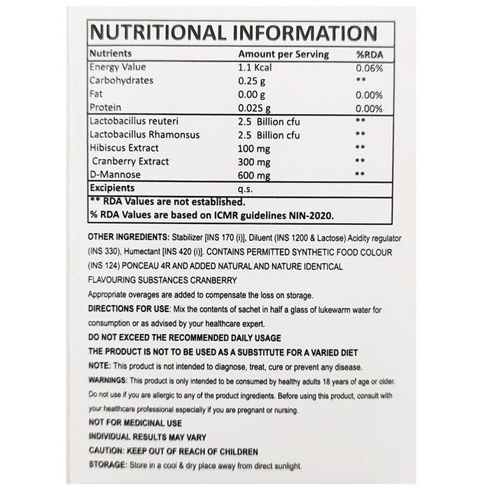 Utizpro Sachet (20 Each) Cranberry