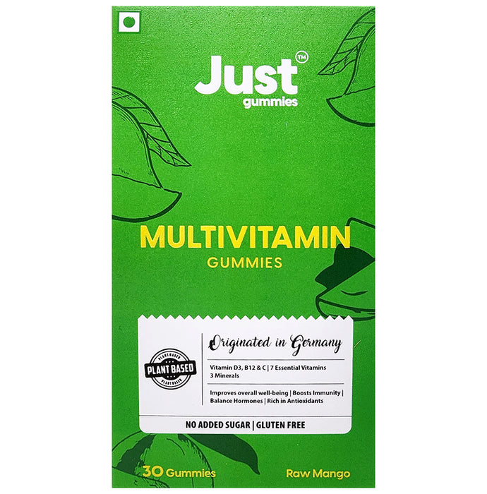 Just Gummies Multivitamin Gummies Raw Mango - Classic Derma