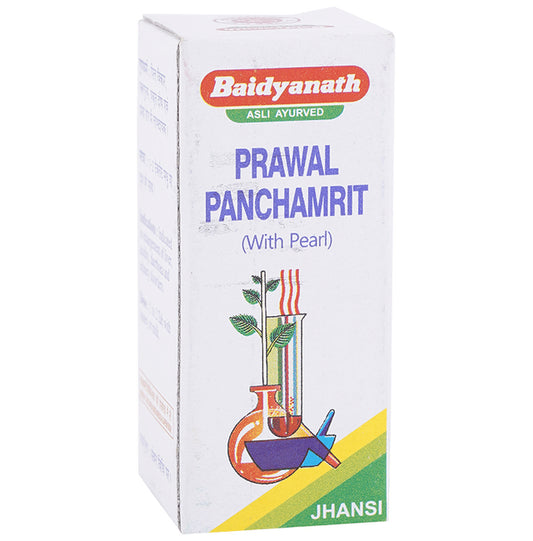Baidyanath (Jhansi) Prawal Panchamrit (with Pearl) Tablet - Classic Derma
