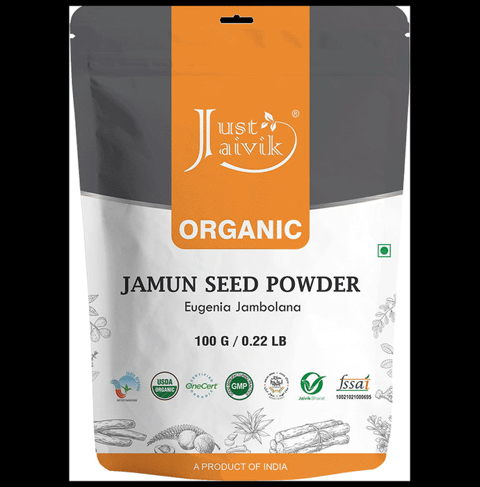 Just Jaivik Organic Jamun seed Powder - Classic Derma