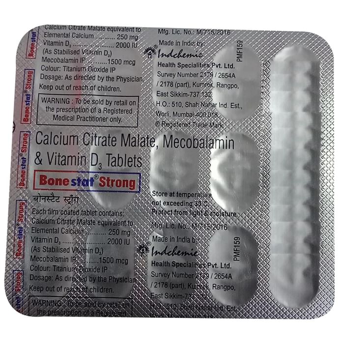 Bonestat Strong Tablet - Classic Derma