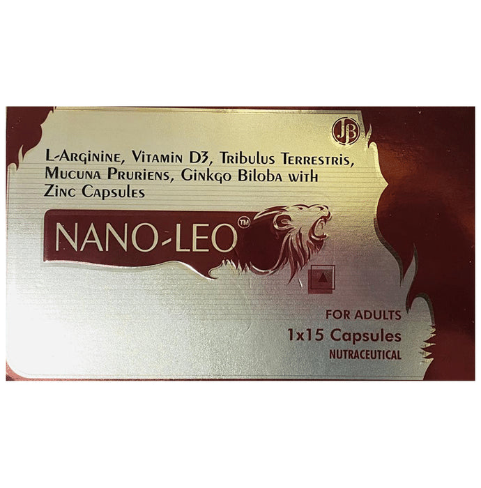 Nano-Leo Capsule with L-Arginine, Vitamin D3, Ginkgo & Zinc - Classic Derma