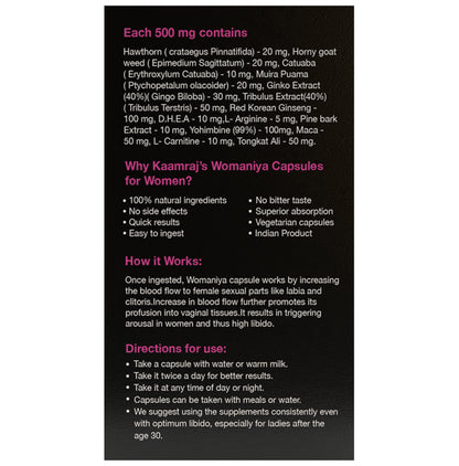 Kaamraj Womaniya Capsule