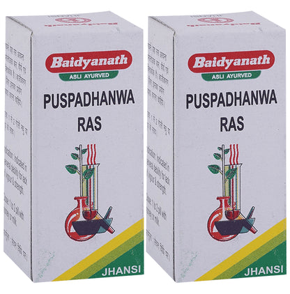 Baidyanath (Jhansi) Puspadhanwa Ras Powder (5gm Each) - Classic Derma