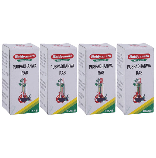 Baidyanath (Jhansi) Puspadhanwa Ras Powder (5gm Each) - Classic Derma