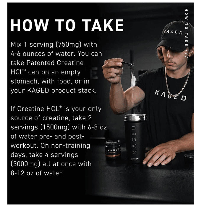 Kaged Muscle Creatine HCL Powder Lemon Lime