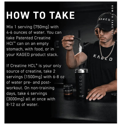 Kaged Muscle Creatine HCL Powder Lemon Lime