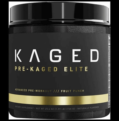 Kaged Muscle Pre-Kaged Elite Powder Fruit Punch - Classic Derma