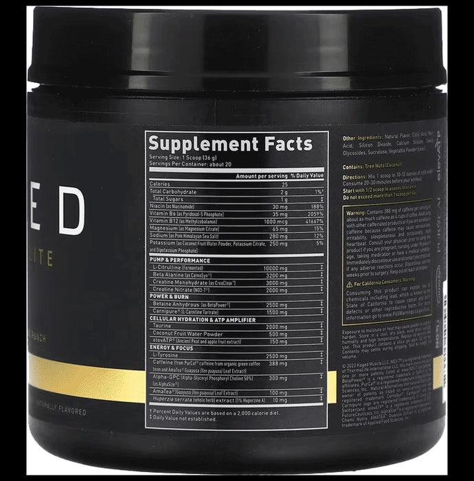 Kaged Muscle Pre-Kaged Elite Powder Fruit Punch