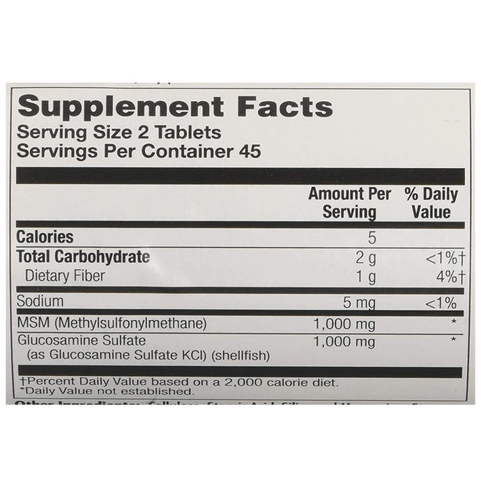 Kal Msm Glucosamine Sulfate Tablet