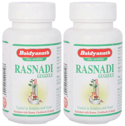 Baidyanath (Jhansi) Rasnadi Guggulu Tablet (80 Each) - Classic Derma