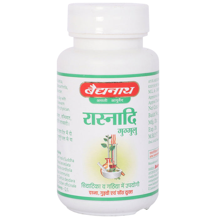 Baidyanath (Jhansi) Rasnadi Guggulu Tablet - Classic Derma
