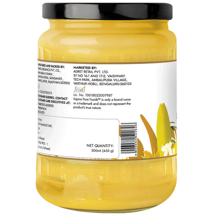 Kapiva A2 Desi Pure Foods 100% Organic Cow Ghee | Good Fats for Healthy Heart
