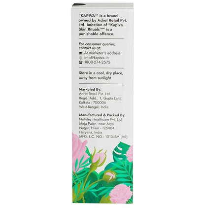 Kapiva Organic Rose Water / Gulab Jal | Premium Face Mist & Toner For Brighter & Hydrated Skin