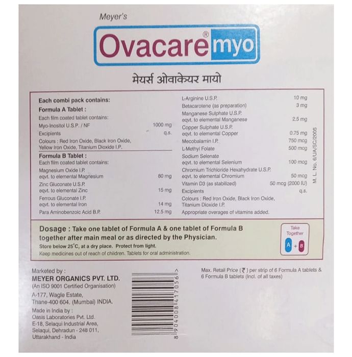 Ovacare Myo Kit | Contains Vitamin D3
