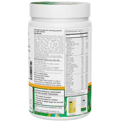 Kapiva Weight Wise Foods Slim Shake Weight Control with High Protein & High Fibre | Flavour Mango