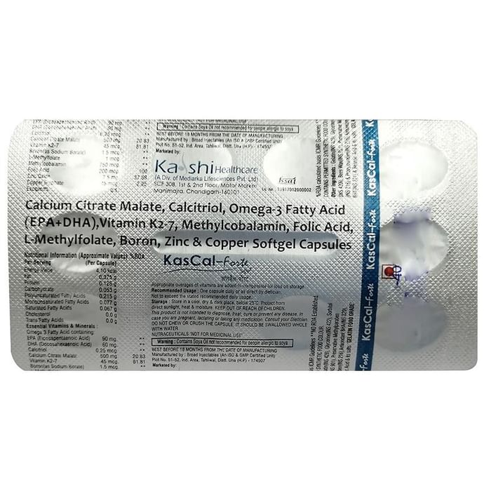 Kascal-Forte Soft Gelatin Capsule - Classic Derma