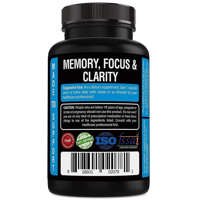 Kayos Natural Ginkgo Biloba with Ashwagandha & Bacopa Capsule