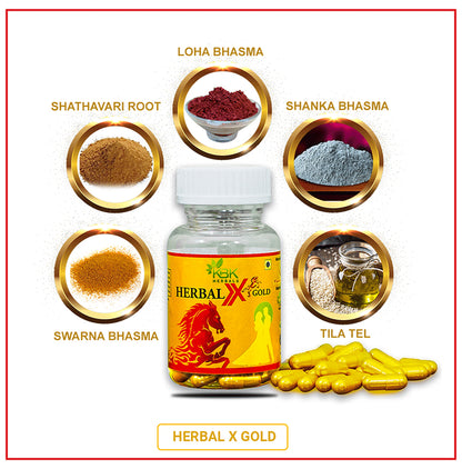 KBK Herbal Herbal X Gold 500mg Softgel Capsule