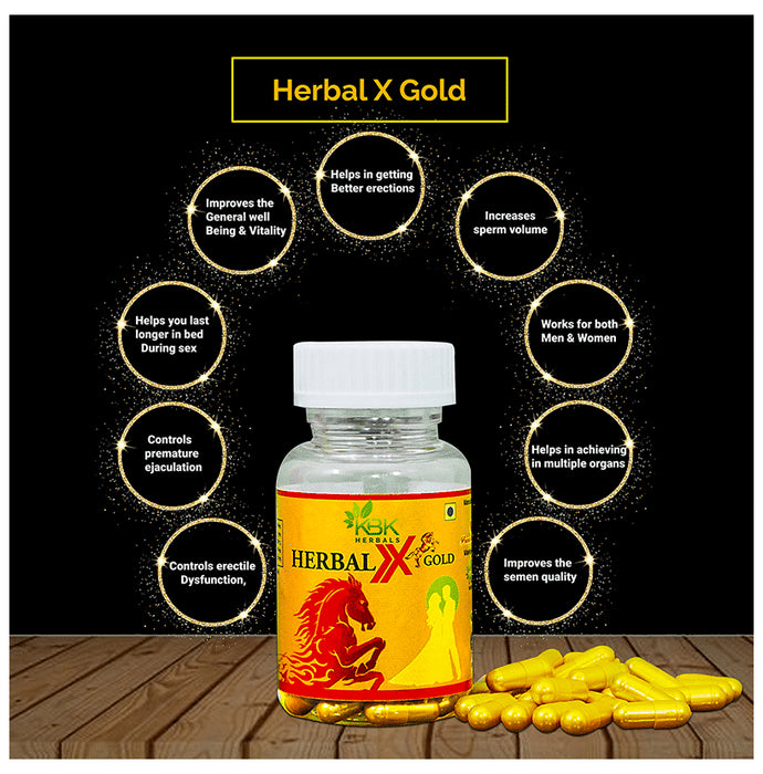 KBK Herbal Herbal X Gold 500mg Softgel Capsule