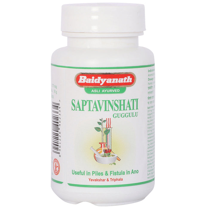 Baidyanath (Jhansi) Saptavinshati Guggulu Tablet - Classic Derma