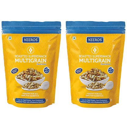 Keeros Roasted Supersnack Multigrain (400gm Each) Classic - Classic Derma