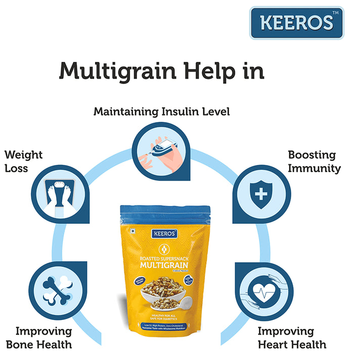 Keeros Roasted Supersnack Multigrain (400gm Each) Classic