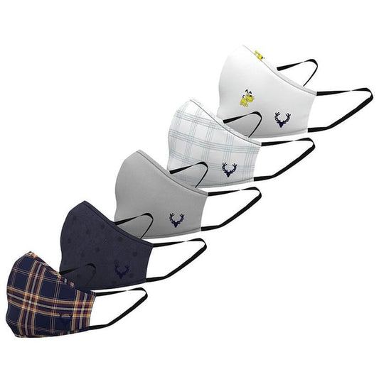 Allen Solly ABMSERGFQ74110 Kids Mask (2-6 Years) Free Size Assorted - Classic Derma