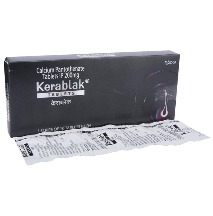 Kerablak 200mg Calcium Pantothenate Tablet - Classic Derma