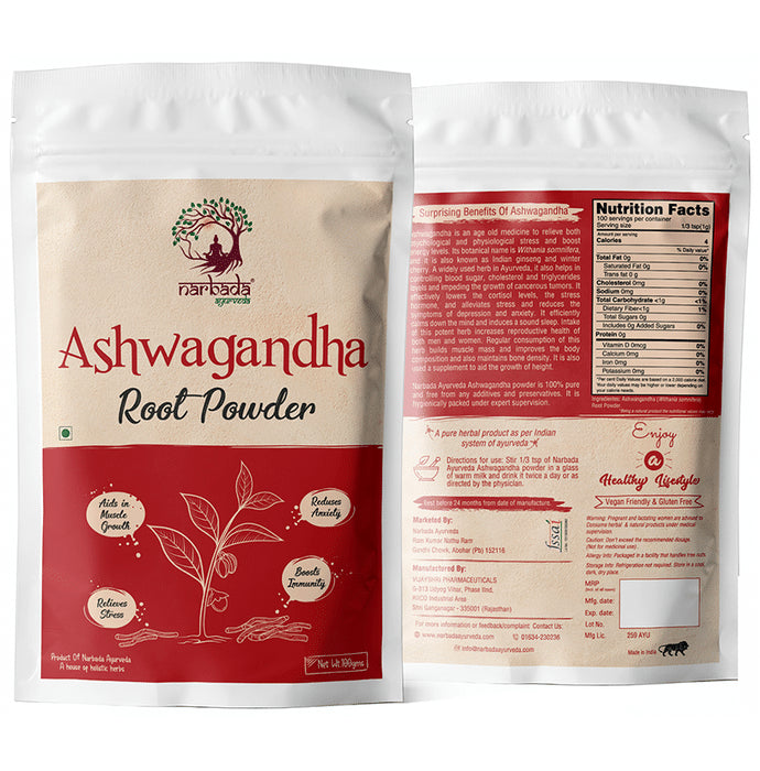 Narbada Ayurveda Ashwagandha Root Powder
