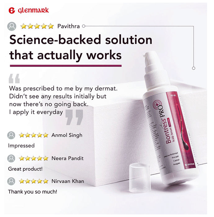 Bontress Pro + Hair Growth Serum with Anagain, Capixyl, Procapil & Redensyl | Reverse Hair Fall, Reactivate Hair Cells, Strengthen Weak Hair & Grow Thicker Hair | for Men & Women Hair Care