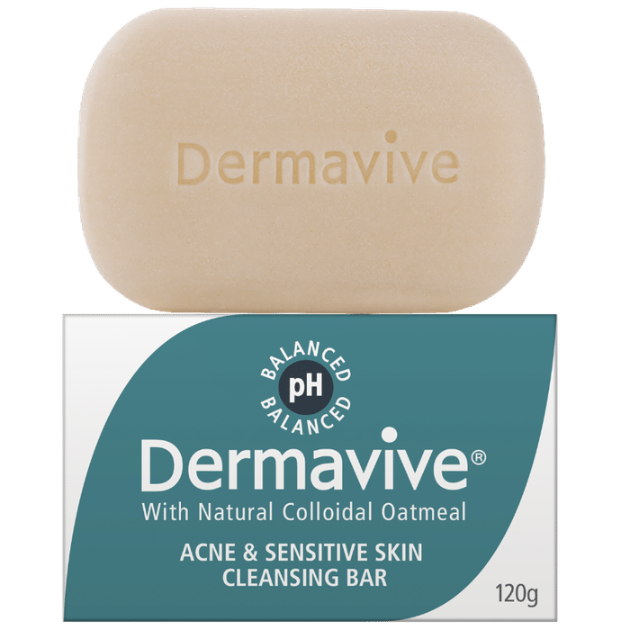 Dermavive Acne & Sensitive Skin Cleansing Bar 120g