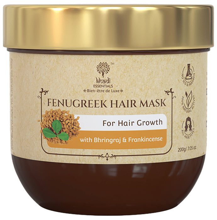 Khadi Essentials Fenugreek Hair Mask for Hair Growth - Classic Derma