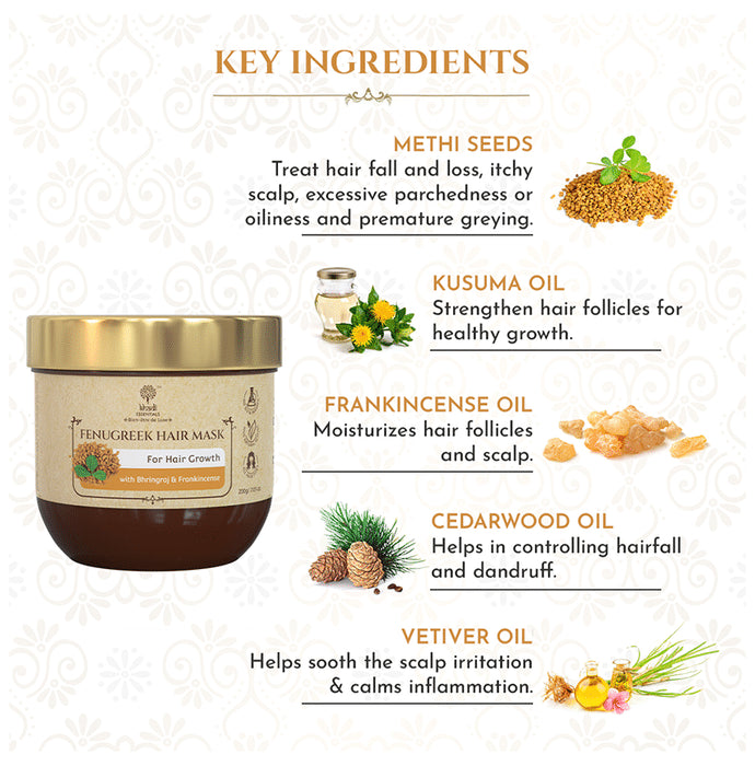 Khadi Essentials Fenugreek Hair Mask for Hair Growth