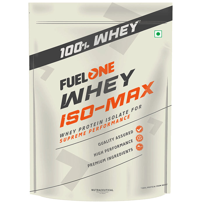 Fuel One Whey Iso-Max Protein Isolate | No Added Sugar | Powder Chocolate - Classic Derma